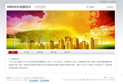 灰色集团企业网站模板