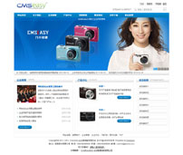 通用蓝色企业网站模版